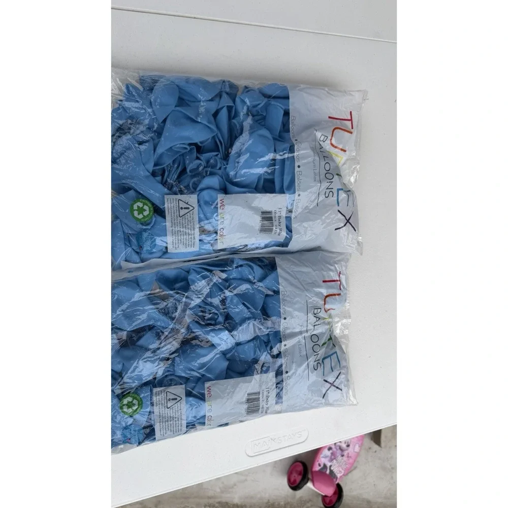 Variety of Blue Balloons Birthday Party Decorations
